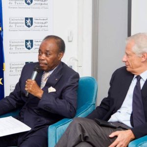 Edem DODJO et Dominique DE VILLEPIN