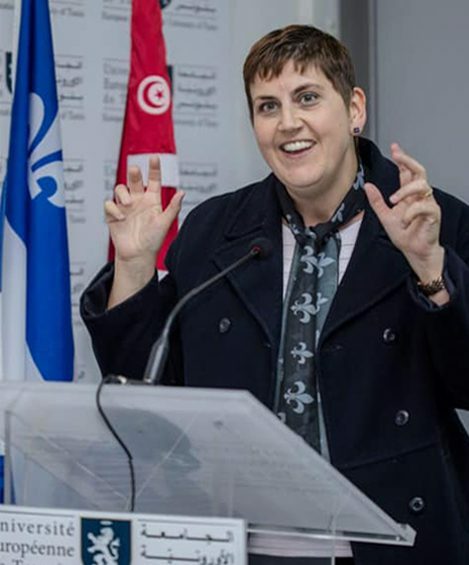 Carole MC QUEEN, 
former Canadian 
Ambassador in Tunisia