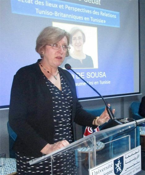 Louisa DE SOUSA
Ambassadeur du Royaume-Uni en Tunisie