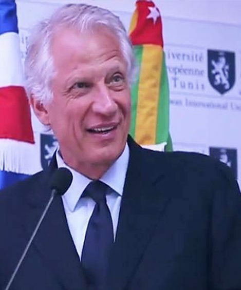 Dominique DE VILLEPIN
Ancien Premier Ministre Français